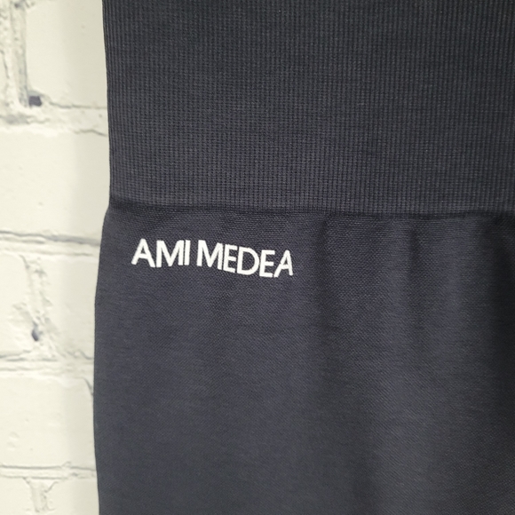 AMI MEDEA | high waist compression waist workout gym leggings - Picture 2 of 5